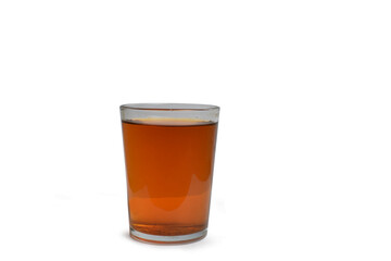 glass of cola with ice