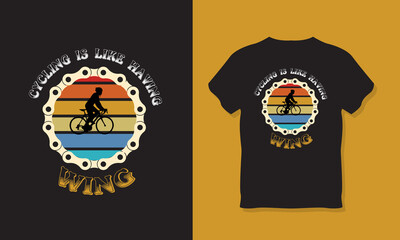 Cycling T-shirt Design
