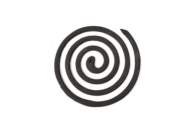 black and white spiral
