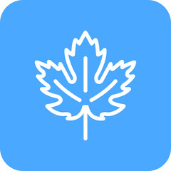 Maple leaf Vector Icon Design Illustration
