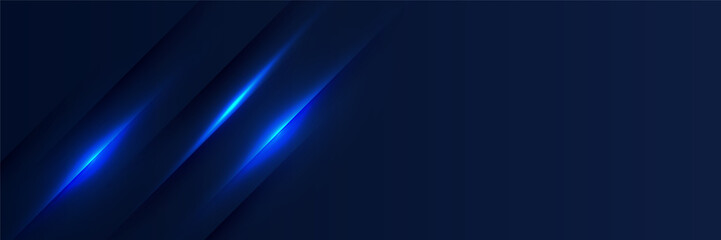 Modern blue abstract background banner. modern light blue abstract banner design background