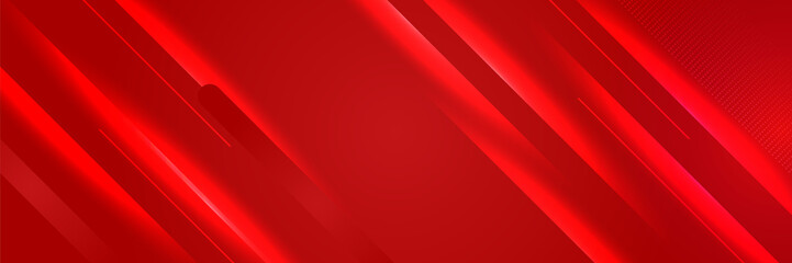 modern light red abstract banner design background. Abstract red banner background with 3d overlap layer and wave shapes