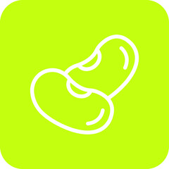 Fototapeta premium Beans Vector Icon Design Illustration