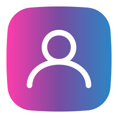 user gradient icon