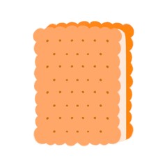 Biscuit isolated icon hand drawn design