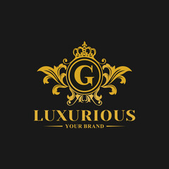 Antique vintage royal retro luxury logo