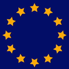 European union flag. Vector illustration