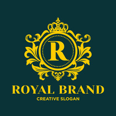 Antique vintage royal retro luxury logo