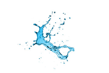 Water Splash isolate On White Background