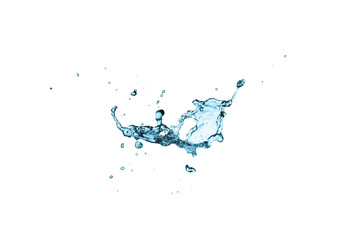 Water Splash isolate On White Background