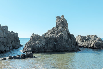 Fototapeta premium 犬岩 銚子ジオパーク