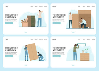 Furniture Assembly Landing Pages