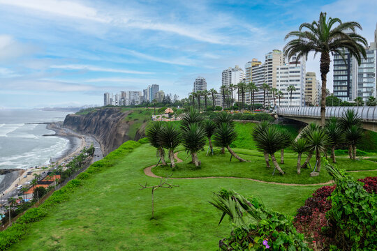 Cityscape, Pacific coast. Lima, Peru.