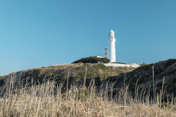 冬の青空と犬吠埼の風景　1月