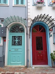 door in the town