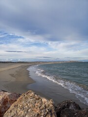 waves on the beach