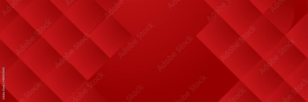 Poster shape geometric red abstract banner design background