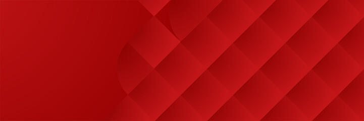 Fototapeta premium shape geometric red abstract banner design background