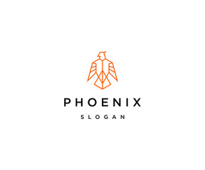 Phoenix logo icon design template