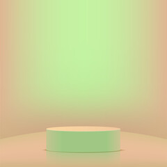 Abstract background with colorful podium for presentation. Vector