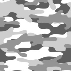 grey seamless camouflage. print on clothes or print. vector.		