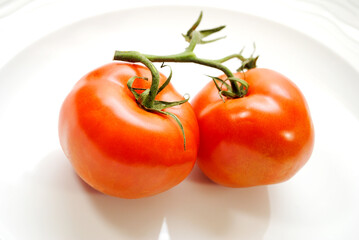 Two Vine Ripened Tomatoes	