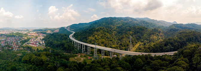 Sustainable eco friendly Highway at Rawang, Malaysia
