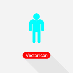 Man Icon, User Icon, Human Icon Vector Illustration Eps10