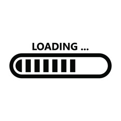 Loading icon vector set. Download illustration sign. downloading symbol. upload logo. © Denys
