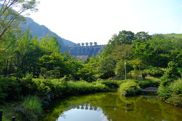 Scenery of the dam