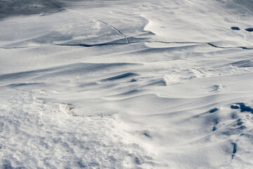 abstract background with snow