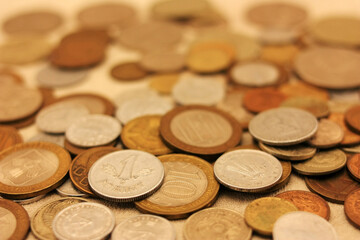 old coins from different countries