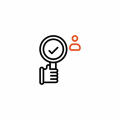 Job Board Work Outline Icon, Logo, and illustration