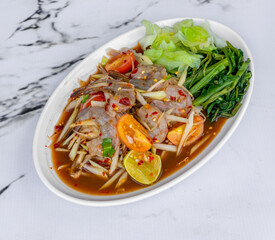 Mixed Seafood and Rice Dishes 