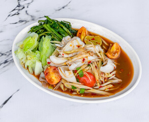 Mixed Seafood and Rice Dishes 
