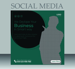 Modern Social Media Post Design Template
