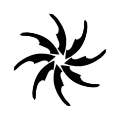 abstract propeller logo