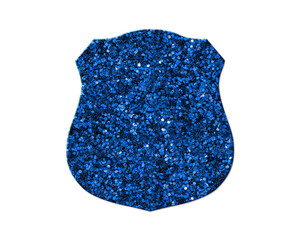 shield Glitter Blue Icon Logo Symbol illustration
