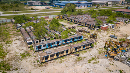 The Abandoned train Graveyard