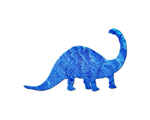 Dinosaur Dino T rex Blue Waves Icon Logo Symbol illustration