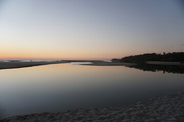 Obraz na płótnie Canvas sunset over the lagune