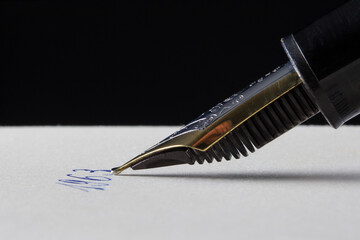 A text written with a fountain pen is given far more weight than any other common form of writing...