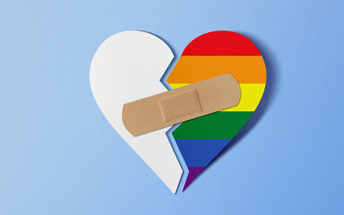 LGBT Breakup Concept