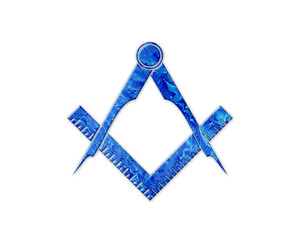 Architect architecture Blue Waves Icon Logo Symbol illustration
