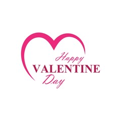 Valentines day logo