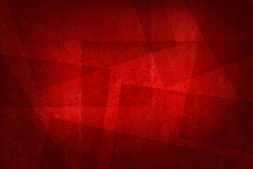 abstract red background, lines angles and diamond shaped pattern in vintage grunge texture design,...
