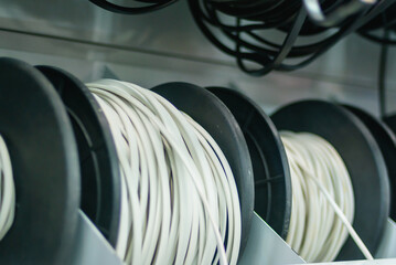 Wires for wiring electricity in the house.