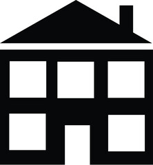 House signal building shape icon