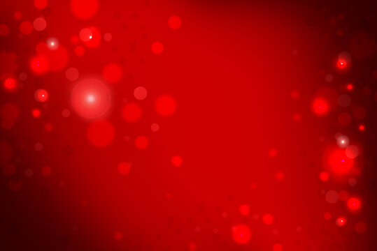 Christmas background red. Holiday glitter light abstract glitter glitter red abstract bokeh background with soft shiny texture of star for Christmas and Valentine.