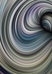 Wavy shapes gradient drawn style line art texture wallpaper design